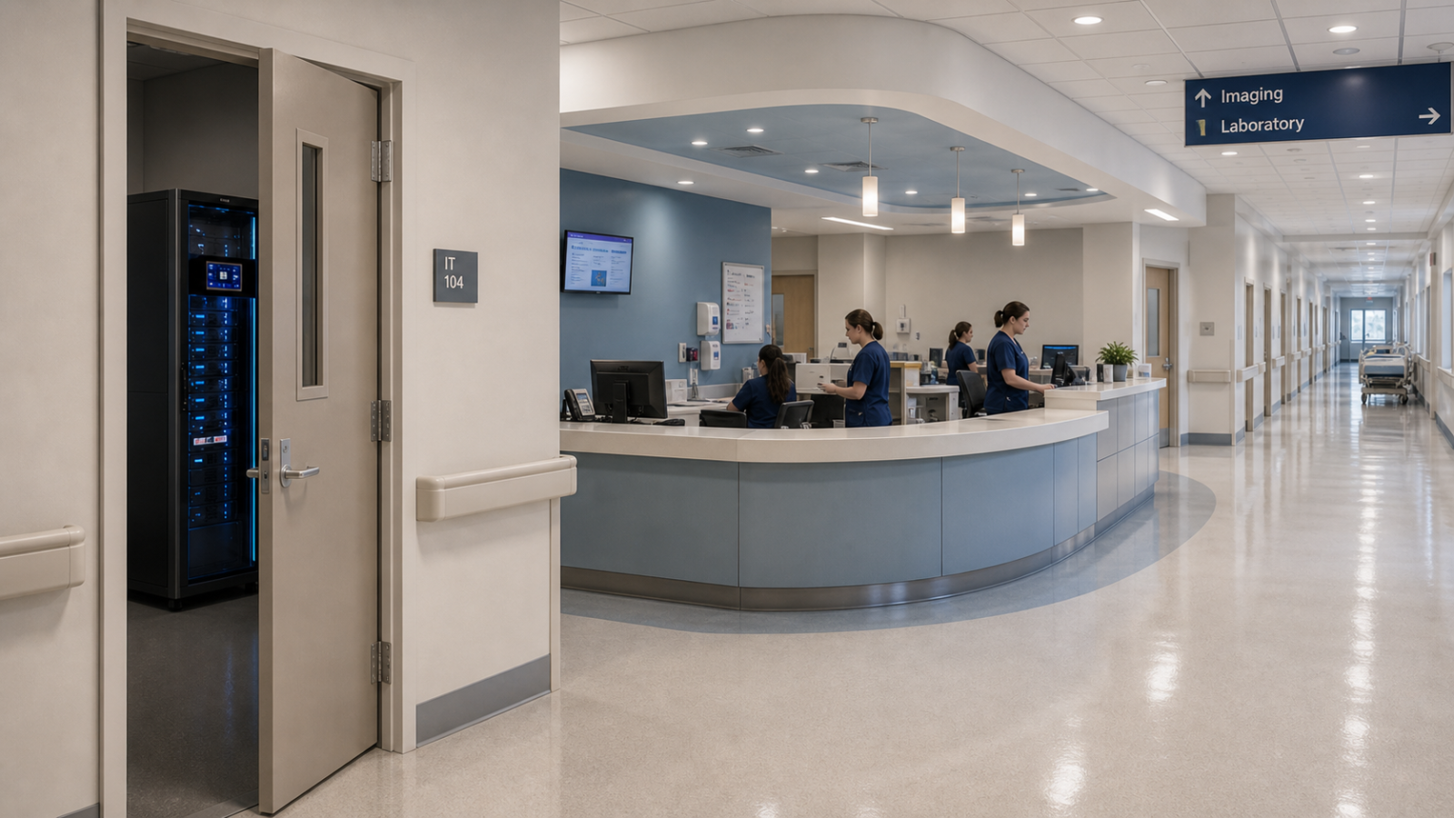 Healthcare facility technology room